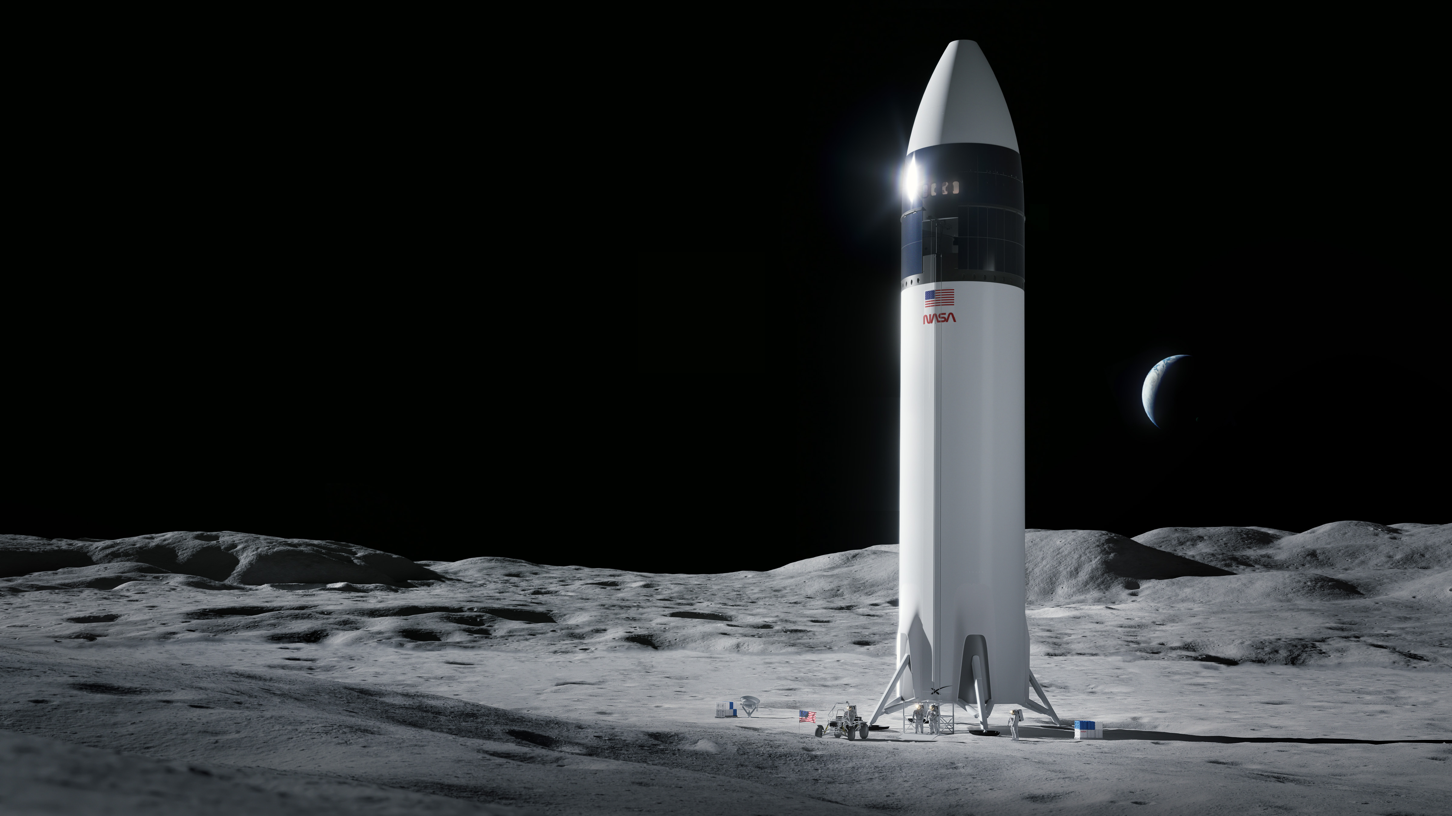 NASA escolhe SpaceX para construir módulo lunar
