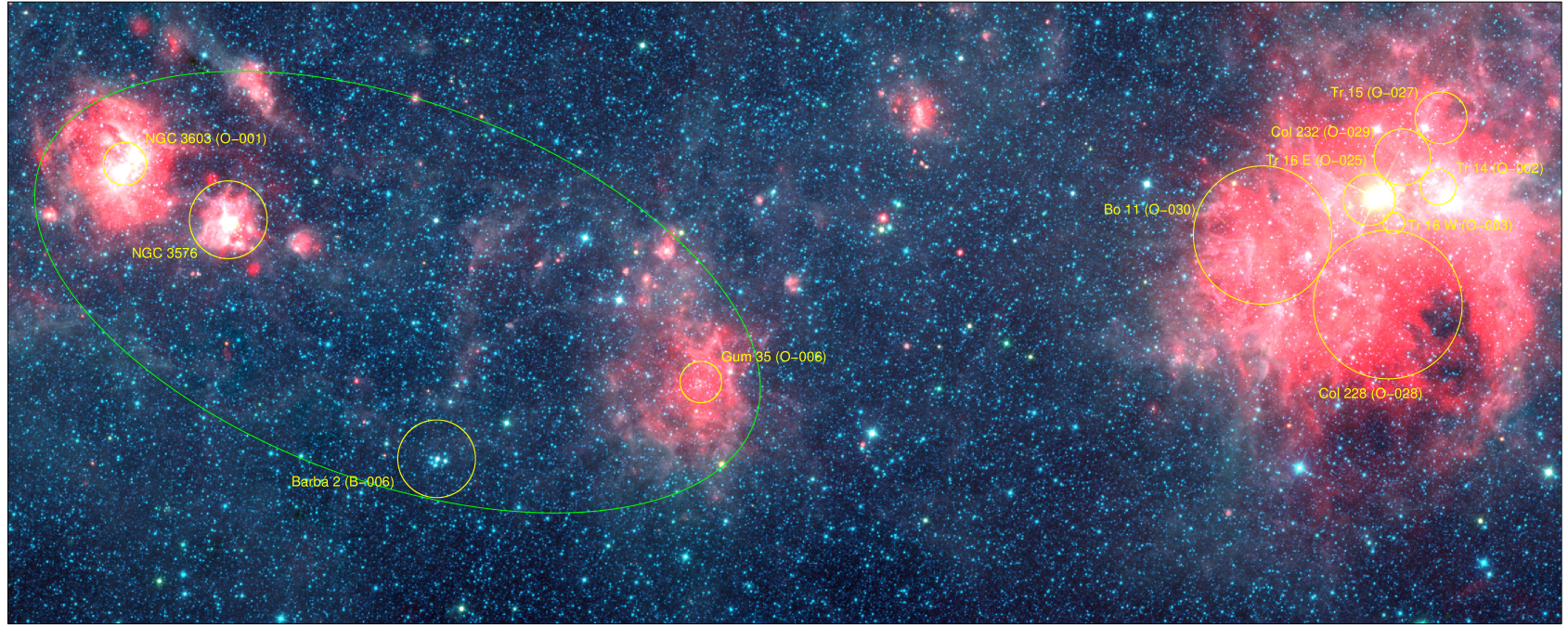 Astrônomos Descobrem Aglomerado Estelar Rico em Supergigantes a 24.000 Anos-Luz