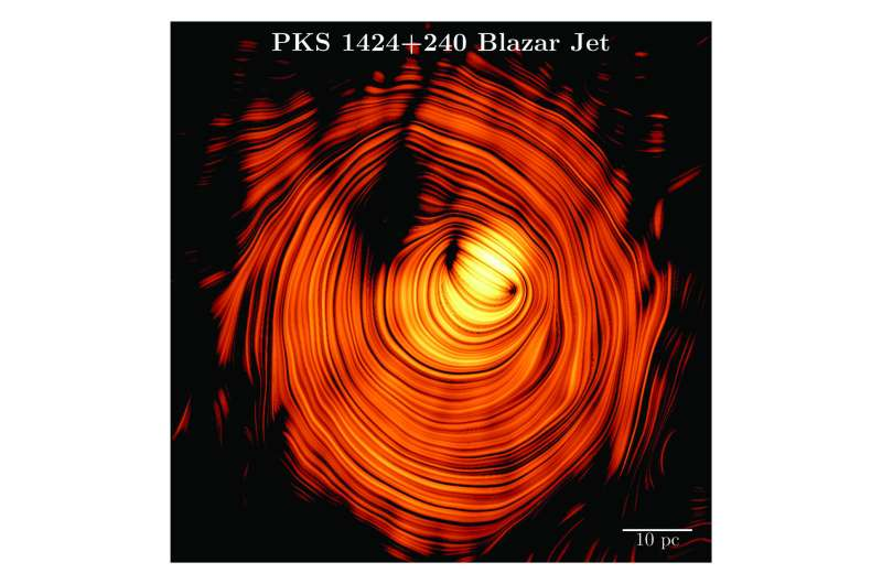 “Olho de Sauron” no espaço: astrônomos resolvem enigma de blazar que emite neutrinos e raios gama extremos
