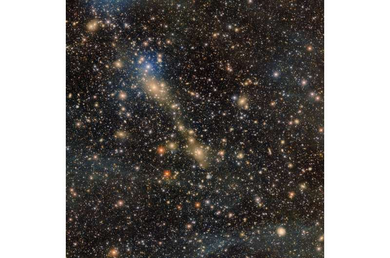 Luz fantasma entre galáxias revela segredos cósmicos no aglomerado Abell 3667