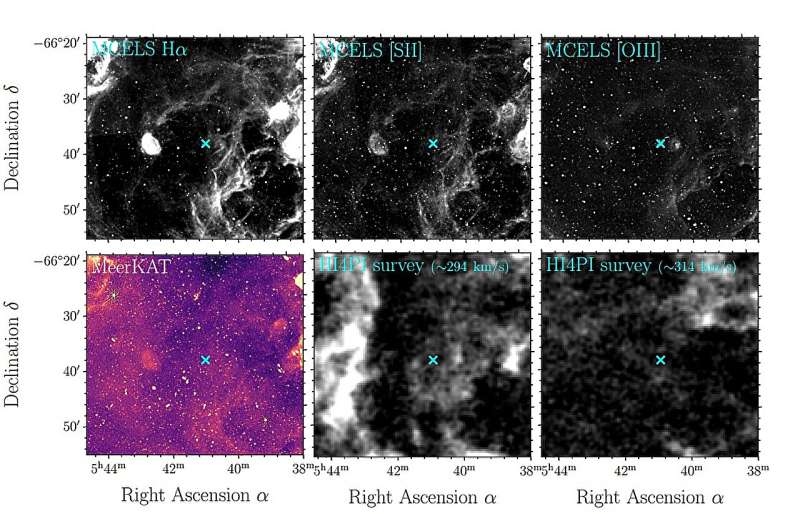 Astrônomos descobrem raro super remanescente de nova na Grande Nuvem de Magalhães
